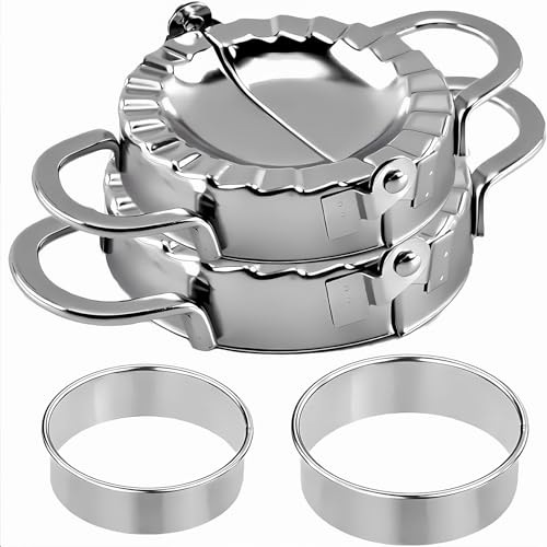 ZHOUHON Stampi per Ravioli, Stampo per Ravioli, 2 Set di Stampi per Ravioli di Diverse Dimensioni，Può Essere Usato per Preparare Deliziosi Ravioli (2PCS)