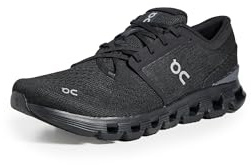 On Men's Cloud X 4 Sneakers, Black | Eclipse, 14 Medium US