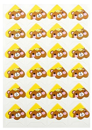 THAYLA 10/20Blatt 240/480PCS Tier Katze Bär Montage Ecken Aufkleber Foto Ecken Für Sammelalbum Fotoalbum Selbstklebende Ecken Schaben