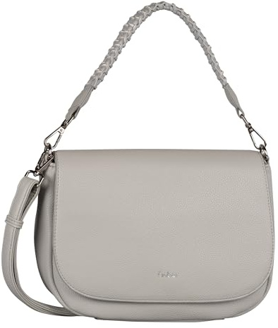 Gabor bags Vivien Damen Überschlagtasche Umhängetasche Mittelgroß Grau