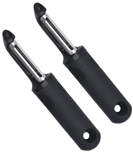 2 Peladores De Frutas Y Verduras, Pelador Manual, Pelador Multifuncional, Pelador Lavable Inoxidable, Ayudante De Cocina, Apto Para Patatas, Zanahorias, Tomates, Etc.