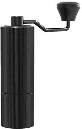 Manual Portable Coffee Bean Grinder, Hand-Operated Hand-Washed Coffee Grinder for Moka Pot with Adjustable Ceramic Stainless Steel Conical Burr, Hand Crank Mill (Ceramic Grinding core)