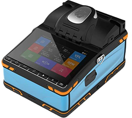 Giuntatrice Fibra Ottica, 6 Motors K5 Fibra ottica Fusion Splicer K5 Mini Splicer Weld Machine con touch screen Opm. e Vfl.