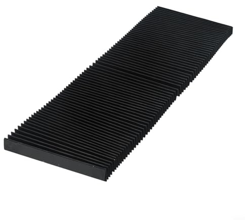 babominimer for CNC Machine Tool Accordion Bellows Dust Cover for Milling Machine Guide Rail Protection, 3-Layer Waterproof Flexible Shield, 1.5m Length(130mm)