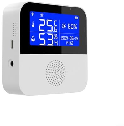 Capteur de température, pour tuya WiFi avec sonde externe, alimenté par USB, écran LCD, thermomètre, hygromètre avec câble (sans ligne de sonde)