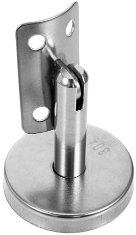 LOORGVEL Soporte de Anclaje para Montaje en Pared de Acero Inoxidable Brazo Recto para Pasamanos y Estantes Flotantes en Interiores