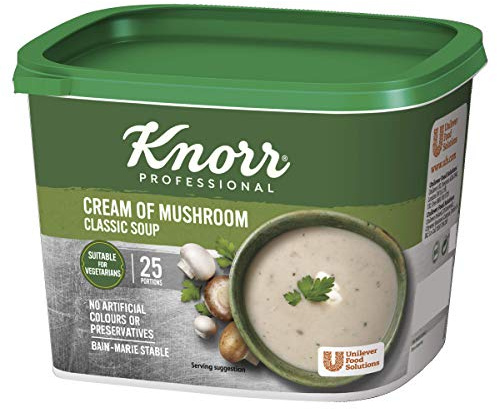 Knorr Classic Cream Of Mushroom Soup Mix, 25 Portions, 19738401,425 gr ( Pack of 1)