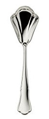 Robbe & Berking Alt-Chippendale Zuckerlöffel (150 g massiv versilbert)