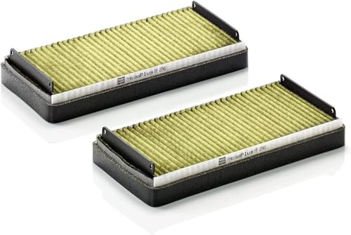 MANN-FILTER, FP 2745-2 Innenraumfilter, Premium-biofunktional | Für PKW, Staub- und Pollenfiltration, Reduzierung von Gerüchen und Gasen, Echte OE-Technologie