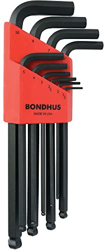 Bondhus 10990 BLX10MM Kugelschlüssel-Satz, 1,5-10 mm