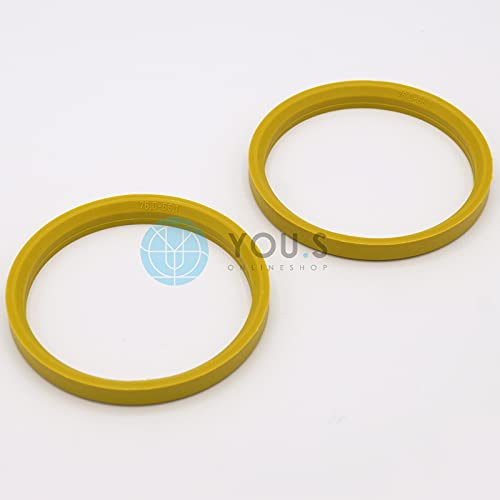 2 x ZENTRIERRINGE DISTANZRING für ALUFELGEN T27-SL661P 76,0-66,1 mm MAK, TSW