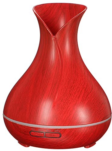 SIXTOL Vulcan Diffusore di aromi con LED | colore Legno rosso 350ml