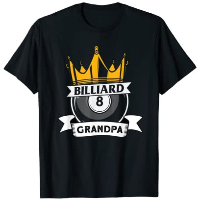 Herren Lustiges Snooker Billard T-Shirt
