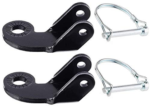 Bicycle Trailer Coupling Adapter for Hitch Bicycle Steel Bicycle Trailer Hitch Bicycle Hitch Coupler Universal Bicycle Trailer Bar Linker Trailer Hitch Bike Trailer Accessories Hitch 2 Pieces