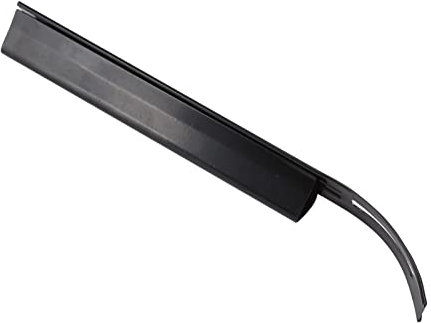 Lederhandwerksmesser, Gebogene Klinge, 4 Austauschbare Klingen, Lederschaber, Hohe Härte Zum Ausdünnen von Leder für Heimwerkerarbeiten (Schwarz)