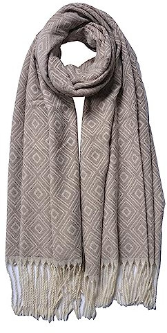 Juleeze Winterschal Damen 68x180 cm Beige Schal