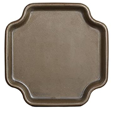 Pflanzenabtropfschale, Blumentopf-Untersetzer, Pflanzenschale, Keramik-Blumentopf, Wasserschale, quadratisch, Lotus, kreatives Tablett, Blumenschale, Topfpflanze, Basis, Blumentopf-Pad, Chassis, Blume