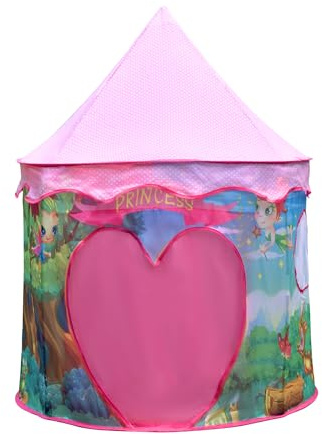 SOSALUK Kinderzelt Spielzelt Kinder Indoor Outdoor Zelt Kinderzimmer Zelt Indoor Mädchen Tent for Kids Kuschelecke Spielecke für Kinder Höhle Kinderhaus Portable Pop Up Kinderzelt (Rose)