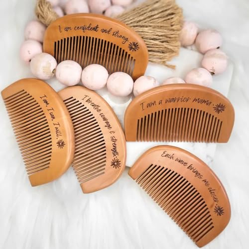 Personalisierter Holzkamm, personalisierter Holzbartkamm, Hochzeitsgeschenk, Brautparty, Hochzeit, Mitbringsel, Babyparty, Party, 10,6 cm(30PCS)