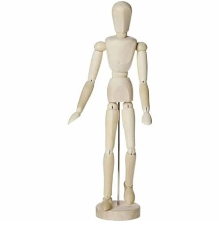 NEU Modellpuppe/Gliederpuppe, Mann, Höhe: 30 cm