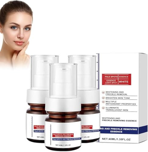 Aobenz Whitening and Freckle Removing Serum Cream - Anti-Spot Vitamin C Korean Face Treatment - Dark Spot Remover (3Pcs)