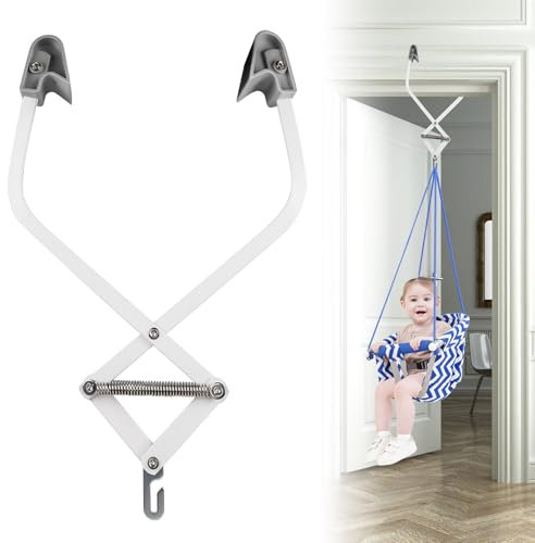 Asfrode Türklammer für Baby Federwiege, Babyhängematte Door Clamp Babyschaukel Türrahmenklammer Belastbar bis 15-16 kg