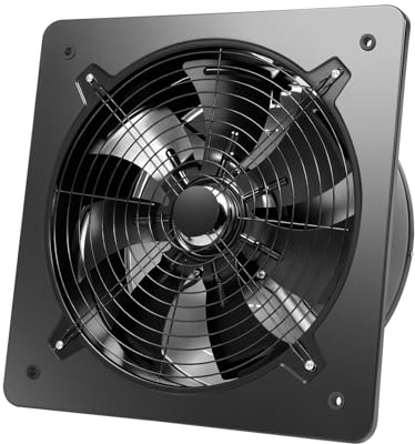 Uphilltool 16'' Explosion Proof Exhaust Fan, 300W 4700CFM Industrial Axial Flow Fan Utility Blower Ventilator Fan Extractor Factory Extraction Ventilation for Garage Shops Kitchen, 2800RPM