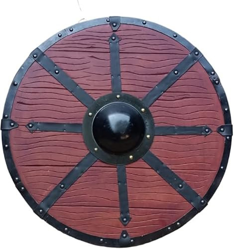 Mittelalterliches authentisches Kampfschild Last Kingdom, Wikingerschiffschild,