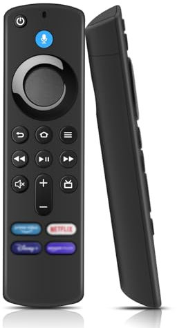 Telecomando vocale intelligente (3 gen), telecomando di ricambio Bluetooth per Smart TV Stick/Cube/Lite/2 gen/3 gen/4K/4K Max