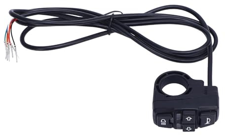 Interruttore Motociclistico per Interruttore a Corno del Manubrio DK336 Scooter per Mountain Bike per Mountain Garbi per Mountain Bici, Combinazioni di Farina di Faro, Combinazioni