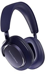 Bowers & Wilkins Px7 S3 Auriculares Over-Ear Bluetooth, Cancelación de Ruido, Sonido Hi-Res, aptX Lossless, 30h Reproducción, 8 Micrófonos, Carga Rápida - Azul Índigo