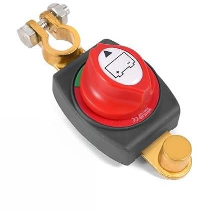 Pmueuff Interruttore Stacca Batteria, Interruttore di Separazione Della Batteria, Interruttore Stacca Batteria Auto, Staccabatteria Universale per Auto, Barca, Moto, Veicoli, Camion