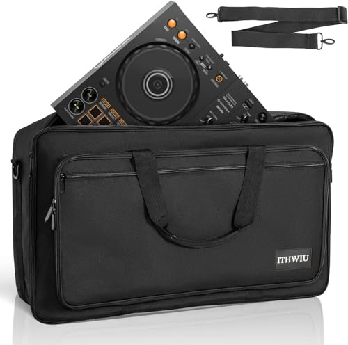 OUUTMEE DJ Controller Tasche 52x32x7cm mit Schulterriemen Schwarz