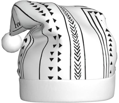 VCzsdff Boho-Dreieck-Streifen-Druck, Unisex, Erwachsene, jährliche Zeremonie, 1 Stück, Weihnachts-Stirnbänder, Dekoration, Weihnachtsbaum, Schneemann, Weihnachtsmannmütze