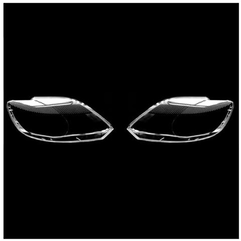 Scheinwerferglas 1 Paar Für Golf 6 Für Plus 2009-2013 Auto Front Scheinwerfer Objektiv Abdeckung Scheinwerfer Transparent Glas Lampenschirm Lampe Shell Scheinwerfer Schatten
