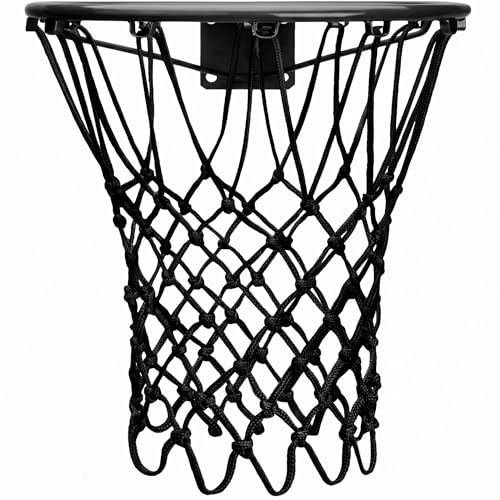 Psxixjsm Basketball Net, Basketballkorb Outdoor Netz mit 12 Schlaufen für Standard Größe, Verdicktes und verstärktes Basketballnetz in Spielfeldqualität für Innen und Außen