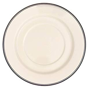 Villeroy & Boch Design Naif Piattino per Tazza da Brodo, 19 cm, Porcellana Premium, Bianco/Nero