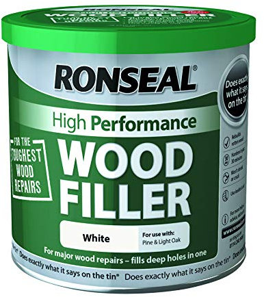 Ronseal High Performance Wood Filler - White 550g