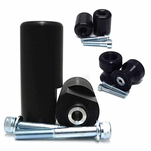 Shogun Yam YZF-R1 R1 2004 2005 2006 Black Complete No Cut Frame Slider Kit Includes No Cut Frame Sliders Swing Arm Spools and Bar Ends - 755-6709 - MADE IN THE USA