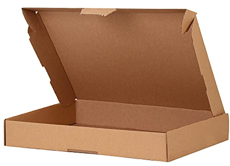 A&G-heute 200 Stück Maxibriefkartons Versandkarton | 319 x 225 x 50 mm | Umweltfreundlicher DIN A4 Karton | Leicht faltbar | 2kg Belastbar Stabil | Sicherer Versand