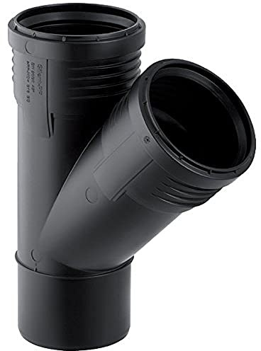Geberit 390.232.14.1 Silent-PP Abzweig mit Muffen, DN 50-50-45°