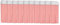 PUREWAX By Purenail - 10 cartucce di cera alla rosa per depilazione, roll on standard, depilazione con striscia