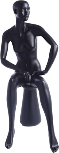 Euroton NEU J8-8 sitzende abstrakte matt Schaufensterpuppe Mannequin Figur weiblich