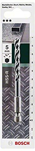 Bosch 2609255142 5 mm Diameter Hex Shank Metal Drill Bit