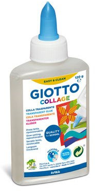 COLLA GIOTTO COLLAGE IN FLACONE 120 GR. CON BECCO DOSATORE