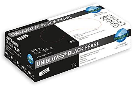 1000 Unigloves Black Pearl Nitrilhandschuhe Gr. XL - unsteril - puderfrei - latexfrei