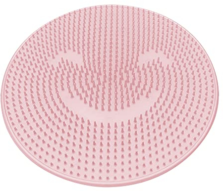 chifans Duschmatte rutschfest Badematte Anti Rutsch Matte Antibakteriell Viertelkreis Badewannenmatten Dreieck-Massage mit Ablaufloch für Viertelkreis-Dusche oder Badewanne 65 x 65 cm weiß
