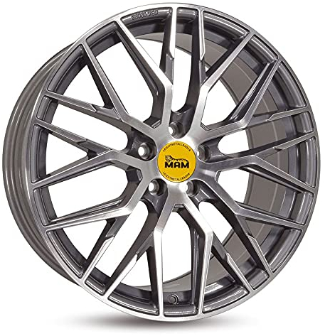 MAM RS4 7.5JX17 5/108 ET45 72.6 PALLADIUM FRONT POLISH Alufelge