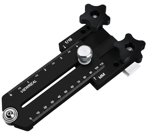 Gabarit fin pour scie de table, accessoire sûr, coupe répétitive à bande étroite pour le travail du bois – Convient aux fentes à onglet de 9,5 mm x 1,9 cm, idéal pour les tables à router, les scies à
