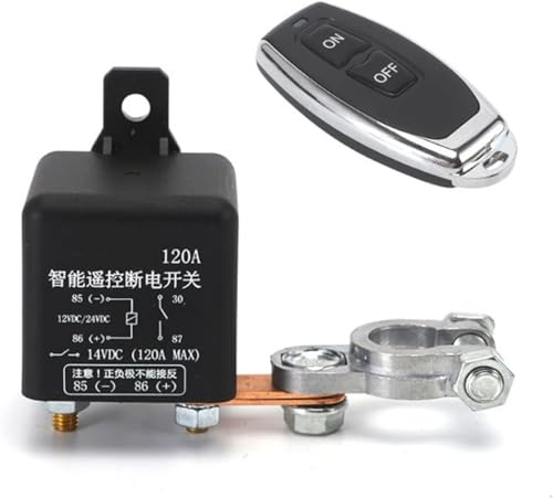 Teile & Ersatzteile Universelles Batterieschalter-Relais, integrierte drahtlose Fernbedienung, Trennschalter, Trennschalter, Hauptschalter, 12 V, 200 A(Color:24v-2.4w-200a)